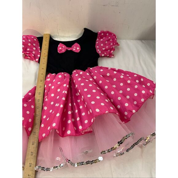 Minnie Mouse pink polka dots costume gown girls size 3/4? - Picture 5 of 7